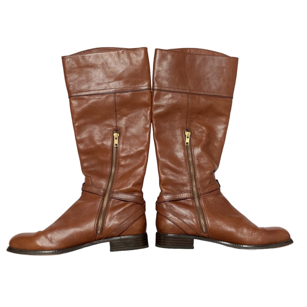 Coach Micha Leather Tall Riding Boots - Picture 6 of 9